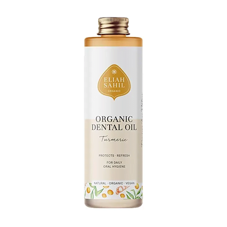 Huile Dentaire Bio au Curcuma 100ml Eliah Sahil