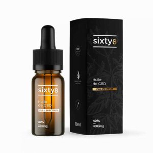 Huile CBD Full spectrum 40% - Huile de Chanvre Sixty8 10ML
