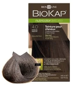 Nutricolor Delicato 4.0 Châtain Naturel, 140 ml de BioKap