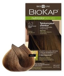 Coloration Blond Foncé Doré 6.3 Nutricolor Delicato 140 ml de BioKap