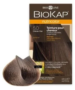 Coloration 5.0 Châtain Clair 140 ml de Nutricolor BioKap