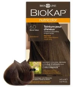 Coloration 6.0 Blond Tabac 140 ml de Nutricolor BioKap