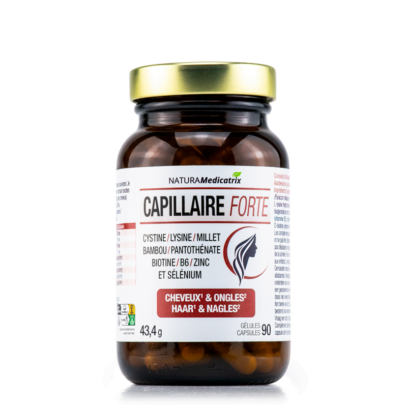 Capillaire Forte cheveux/ongles 90 gelules Natura Medicatrix