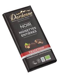 Chocolat Noir Noisettes Entières 120g Dardenne