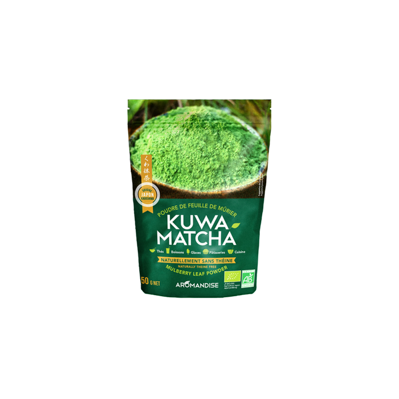Kuwa Matcha Poudre de feuilles de mûrier Kuwa Matcha bio