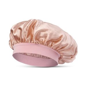 Bonnet de nuit 100% pure soie Vieux Rose, Emily's Pillow