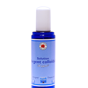 Solution Argent Colloïdal 20PPM Antibacterien - 100 ml
